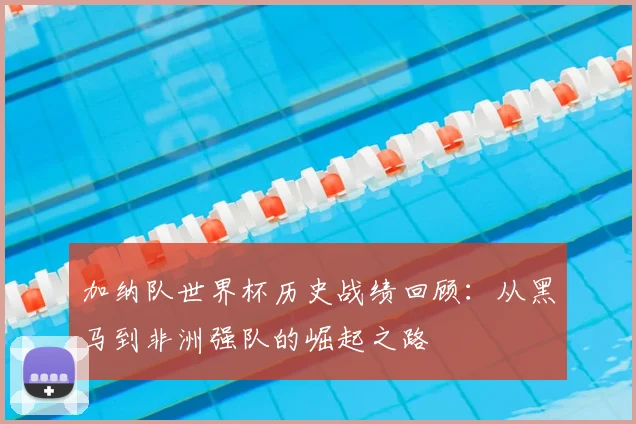 加纳队世界杯历史战绩回顾:从黑马到非洲强队的崛起之路